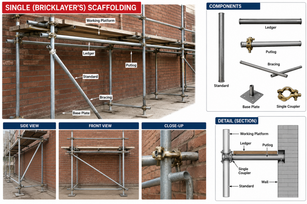 Different Types of Scaffolding: A Complete Guide for Construction Projects types of scaffolding 01